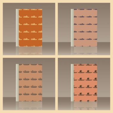 Deniz ulaşımı ve kitap. Nesnenin gerçekçi görüntü