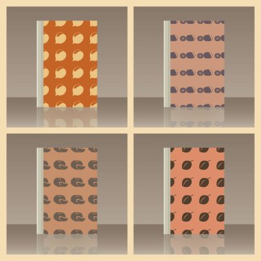 Meyve ve kitap. Nesnenin gerçekçi görüntü