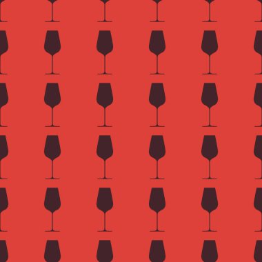 Kadehlerin Dikişsiz desen arka plan illüstrasyon vektör