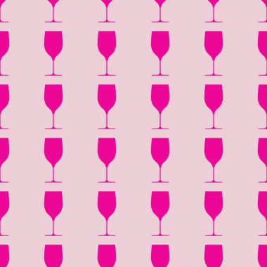 Kadehlerin Dikişsiz desen arka plan illüstrasyon vektör