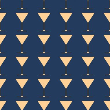 Kadehlerin Dikişsiz desen arka plan illüstrasyon vektör