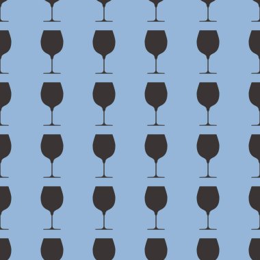 Kadehlerin Dikişsiz desen arka plan illüstrasyon vektör