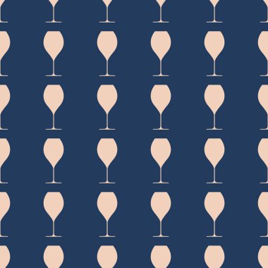 Kadehlerin Dikişsiz desen arka plan illüstrasyon vektör