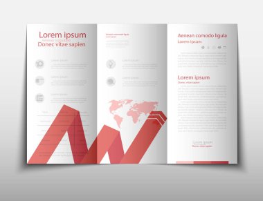 Broşür kapak sunu soyut geometrik arka plan, A4 boyutu kat küme teknoloji yıllık rapor broşür afiş tasarım şablonu vektör düzeninde