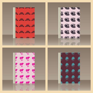 Başlıklar için kadın ve kitap. Nesnenin gerçekçi görüntü