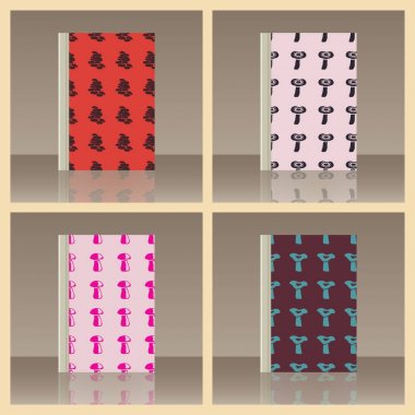 Mantar ve kitap. Nesnenin gerçekçi görüntü