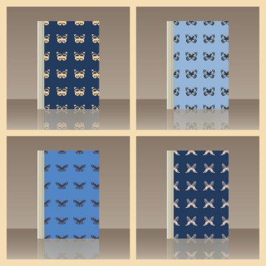 Kelebek ve kitap. Nesnenin gerçekçi görüntü