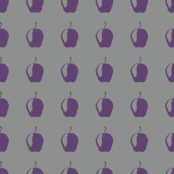 Früchte Vektor Illustration auf einem nahtlosen Muster Hintergrund — Stockvektor