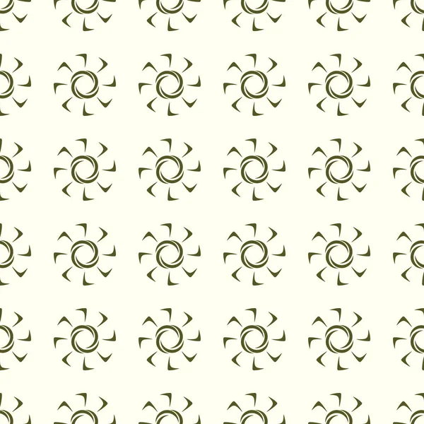 Sun vector illustration on a seamless pattern background — Stock Vector