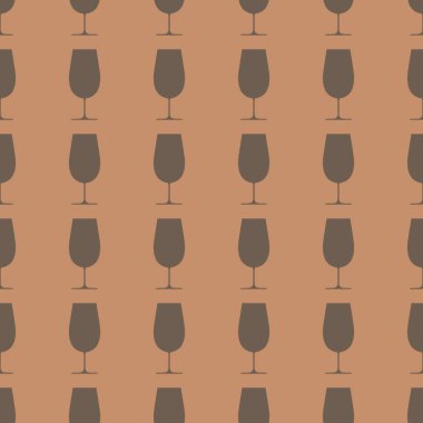 Kadehlerin Dikişsiz desen arka plan illüstrasyon vektör