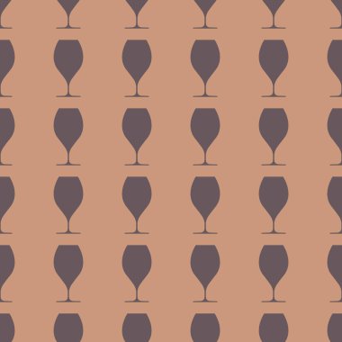 Kadehlerin Dikişsiz desen arka plan illüstrasyon vektör