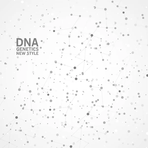 Abstract image of human DNA. Vector illustration — Stock Vector