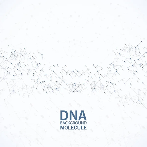 Abstract image of human DNA. Vector illustration — Stock Vector