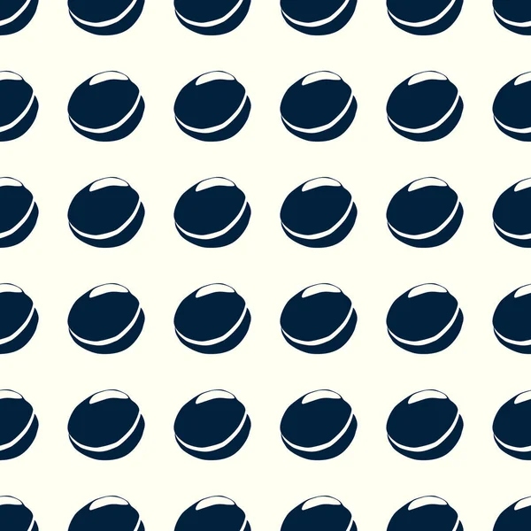 Illustration vectorielle de fruits sur un fond de motif sans couture — Image vectorielle