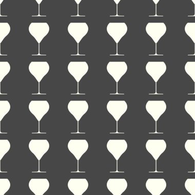 Kadehlerin Dikişsiz desen arka plan illüstrasyon vektör