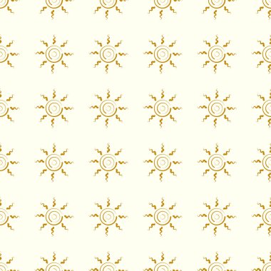 Güneş illüstrasyon Dikişsiz desen arka plan üzerinde vektör