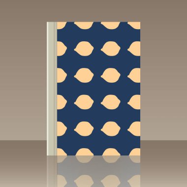 Meyve ve kitap. Nesnenin gerçekçi görüntü