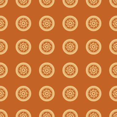 Araba tekerlek vektör çizim Dikişsiz desen arka plan üzerinde