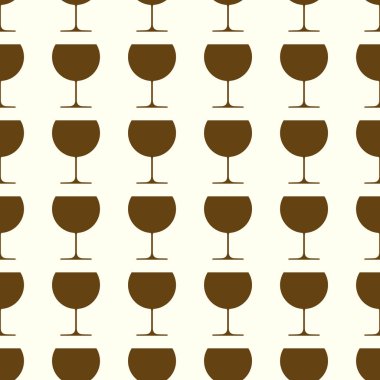 Kadehlerin Dikişsiz desen arka plan illüstrasyon vektör