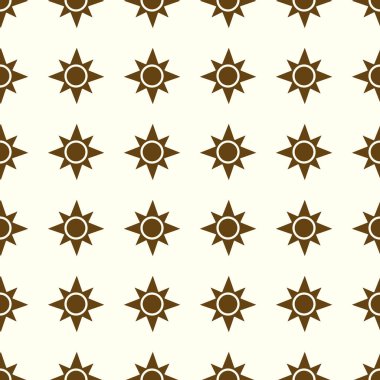 Güneş illüstrasyon Dikişsiz desen arka plan üzerinde vektör