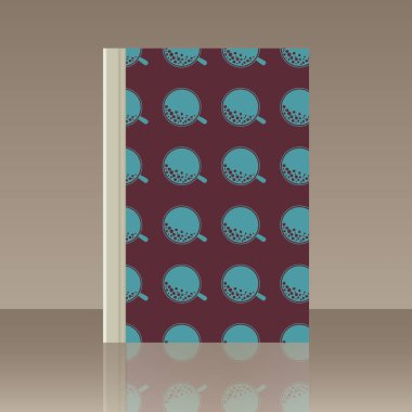 Kahve ve kitap. Nesnenin gerçekçi görüntü