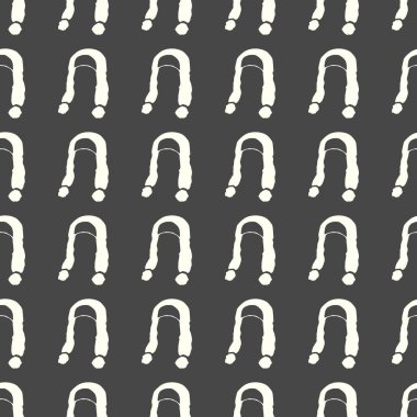 Kadınlar vektör çizim Dikişsiz desen arka plan üzerinde için başlıklar