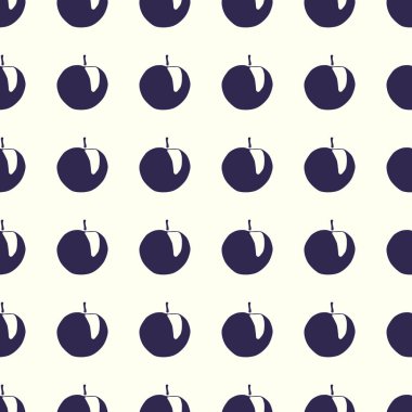 Meyve vektör çizim Dikişsiz desen arka plan üzerinde
