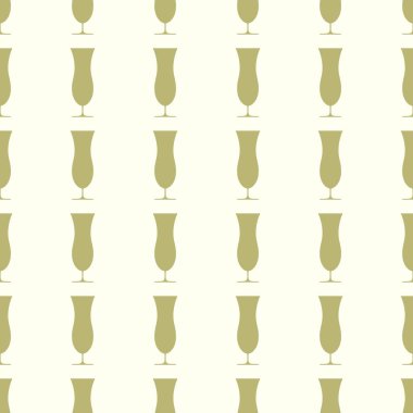 Kadehlerin Dikişsiz desen arka plan illüstrasyon vektör