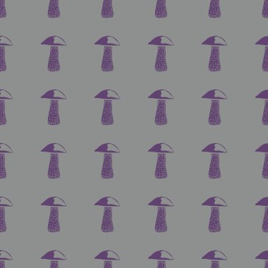 Mantar Dikişsiz desen arka plan illüstrasyon vektör