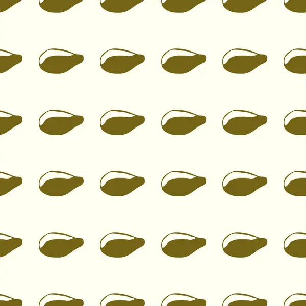 Früchte Vektor Illustration auf einem nahtlosen Muster Hintergrund — Stockvektor