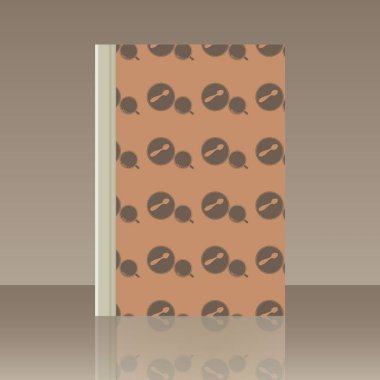 Kahve ve kitap. Nesnenin gerçekçi görüntü