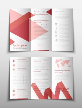 Broşür kapak sunu soyut geometrik arka plan, A4 boyutu kat küme teknoloji yıllık rapor broşür afiş tasarım şablonu vektör düzeninde