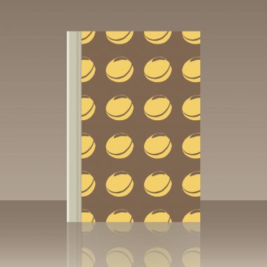 Meyve ve kitap. Nesnenin gerçekçi görüntü