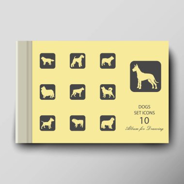 Resim albümü. Broşür kapak sunu soyut geometrik arka plan