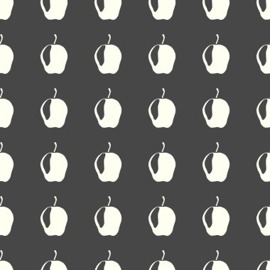 Meyve vektör çizim Dikişsiz desen arka plan üzerinde