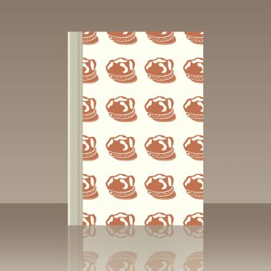 Başlıklar için kadın ve kitap. Nesnenin gerçekçi görüntü