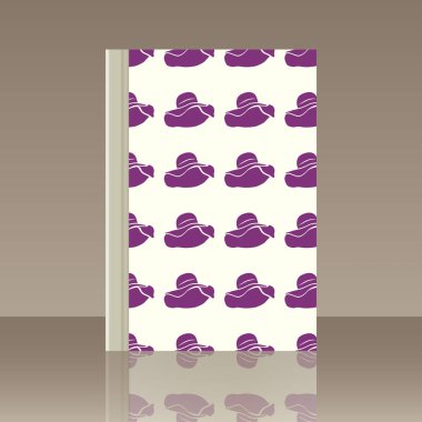 Başlıklar için kadın ve kitap. Nesnenin gerçekçi görüntü