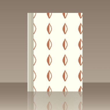 Yaprakları ve kitap. Nesnenin gerçekçi görüntü