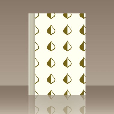 Yaprakları ve kitap. Nesnenin gerçekçi görüntü