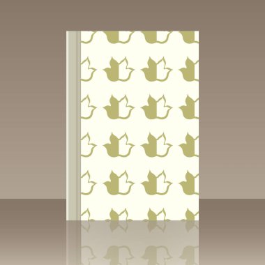 Yaprakları ve kitap. Nesnenin gerçekçi görüntü