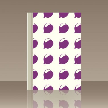 Meyve ve kitap. Nesnenin gerçekçi görüntü