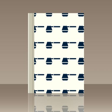 Kahve ve kitap. Nesnenin gerçekçi görüntü