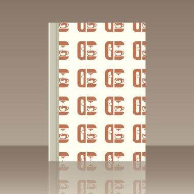 Kahve ve kitap. Nesnenin gerçekçi görüntü