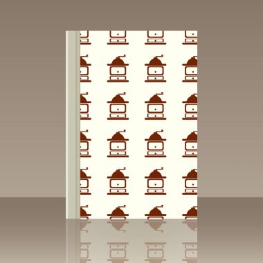 Kahve ve kitap. Nesnenin gerçekçi görüntü