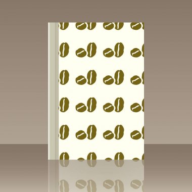 Kahve ve kitap. Nesnenin gerçekçi görüntü