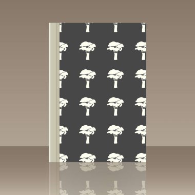 Mantar ve kitap. Nesnenin gerçekçi görüntü