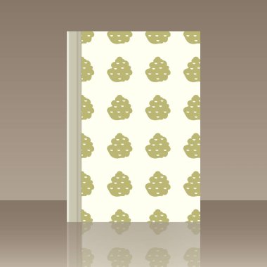 Mantar ve kitap. Nesnenin gerçekçi görüntü