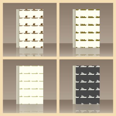 Deniz ulaşımı ve kitap. Nesnenin gerçekçi görüntü