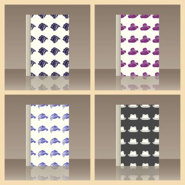 Başlıklar için kadın ve kitap. Nesnenin gerçekçi görüntü