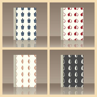 Yaprakları ve kitap. Nesnenin gerçekçi görüntü